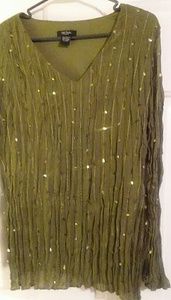 Bob Mackie Studio Sequined Top